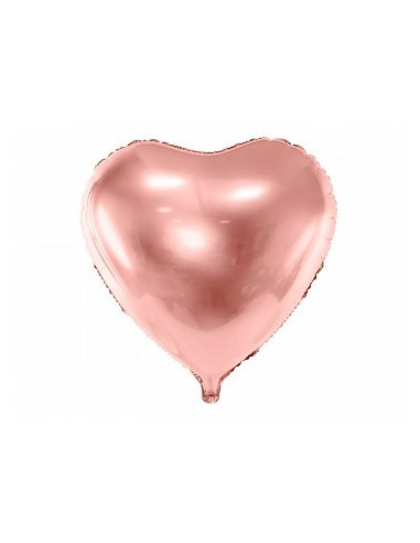 Folinis balionas ŠIRDELĖ 45cm rožinio...