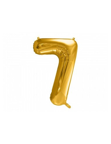 Folinis balionas skaičius  7 auksinis
