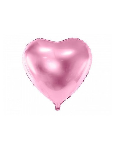 Folinis balionas ŠIRDELĖ 45cm rožinis