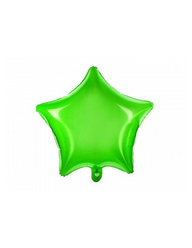 Folinis balionas ŽVAIGŽDĖ  48cm žalias