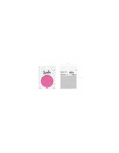 Apvalus balionas 60cm, rožinės spalvos
