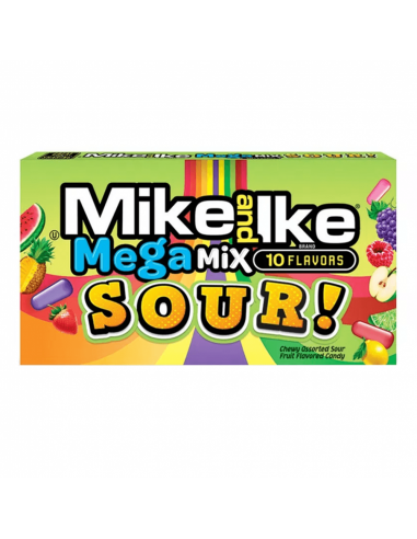 Saldainiai Mike & Ike Mega Sour Mix 141g