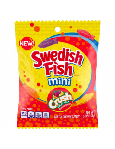 Guminukai Swedish Fish Mini Crush, 141g
